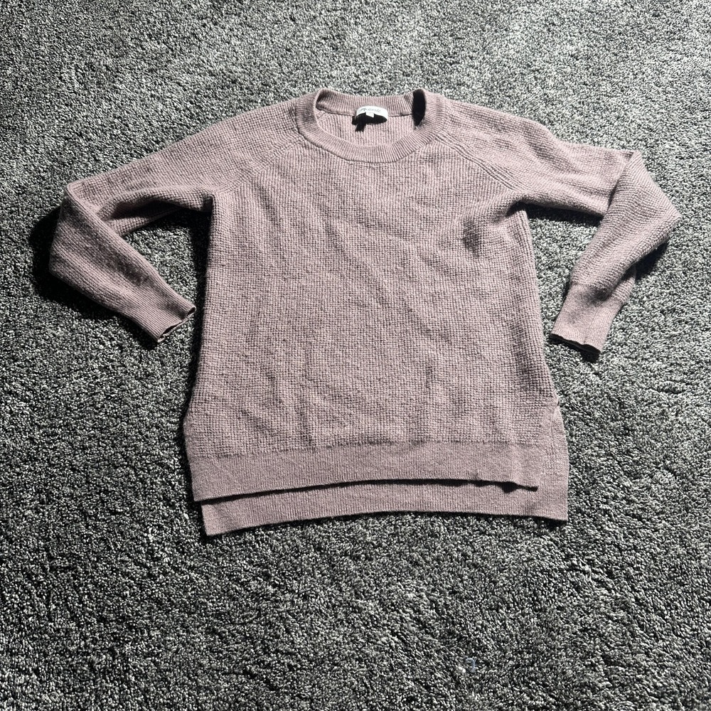 Madewell Sweater Womens Small Pink Wool Alpaca Blend Crewneck Knit Pullover
